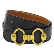 Pre-owned Leather belts Hermès Vintage , Brown , Dames