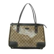 Pre-owned Leather gucci-bags Gucci Vintage , Brown , Dames