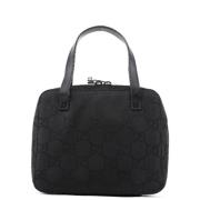 Pre-owned Cotton handbags Gucci Vintage , Black , Dames