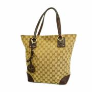 Pre-owned Canvas gucci-bags Gucci Vintage , Brown , Dames