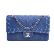 Pre-owned Denim chanel-bags Chanel Vintage , Blue , Dames