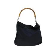 Pre-owned Nylon handbags Gucci Vintage , Black , Dames