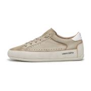 Leather and suede sneakers Dafne F Candice Cooper , Beige , Dames