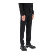 Tailoring Sigarettenbroek Versace , Black , Heren