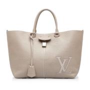 Pre-owned Leather totes Louis Vuitton Vintage , Gray , Dames