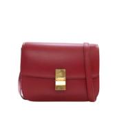 Pre-owned Leather celine-bags Celine Vintage , Red , Dames