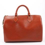 Pre-owned Leather handbags Louis Vuitton Vintage , Brown , Dames