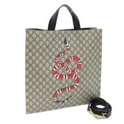 Pre-owned Fabric gucci-bags Gucci Vintage , Beige , Dames