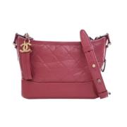 Pre-owned Leather chanel-bags Chanel Vintage , Pink , Dames