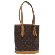 Pre-owned Canvas louis-vuitton-bags Louis Vuitton Vintage , Brown , Da...