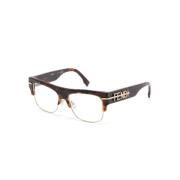 Fe50095U 055 Optical Frame Fendi , Brown , Heren