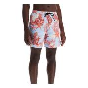 Barok Zee Print Bermuda Shorts Versace , Blue , Heren