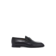 Gancini versierde leren loafers Salvatore Ferragamo , Black , Heren