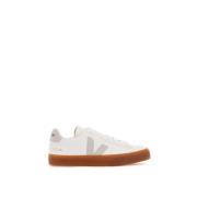 Chromevrije Campo Sneakers met Suède Monogram Veja , White , Dames