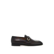 Gancini Leren Loafers Salvatore Ferragamo , Brown , Heren