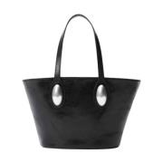 Zwarte Dome Small Tote Tas Alexander Wang , Black , Dames