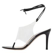 Pre-owned Leather sandals Gianvito Rossi Pre-owned , Black , Dames