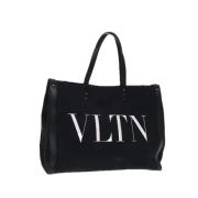 Pre-owned Canvas shoulder-bags Valentino Vintage , Black , Dames