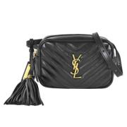 Pre-owned Leather crossbody-bags Yves Saint Laurent Vintage , Black , ...