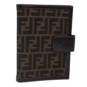 Pre-owned Canvas home-office Fendi Vintage , Brown , Dames