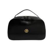 Pre-owned Leather handbags Versace Pre-owned , Black , Dames