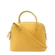 Pre-owned Leather celine-bags Celine Vintage , Yellow , Dames