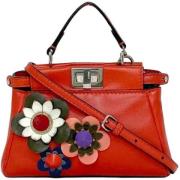 Pre-owned Leather fendi-bags Fendi Vintage , Red , Dames