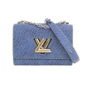 Pre-owned Leather louis-vuitton-bags Louis Vuitton Vintage , Blue , Da...