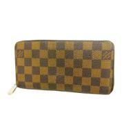 Pre-owned Canvas wallets Louis Vuitton Vintage , Brown , Dames