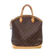 Pre-owned Canvas handbags Louis Vuitton Vintage , Brown , Dames