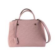 Pre-owned Leather handbags Louis Vuitton Vintage , Pink , Dames