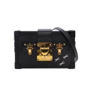 Pre-owned Leather louis-vuitton-bags Louis Vuitton Vintage , Black , D...