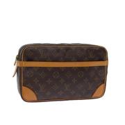 Pre-owned Canvas louis-vuitton-bags Louis Vuitton Vintage , Brown , Da...