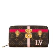 Pre-owned Canvas wallets Louis Vuitton Vintage , Brown , Dames