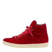 Pre-owned Velvet sneakers Tom Ford Pre-owned , Red , Heren