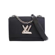 Pre-owned Leather louis-vuitton-bags Louis Vuitton Vintage , Black , D...