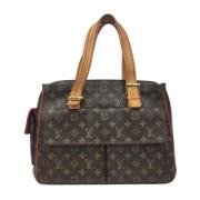 Pre-owned Canvas louis-vuitton-bags Louis Vuitton Vintage , Brown , Da...