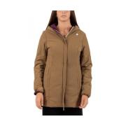 Dames Lichtgewicht Jas K-Way , Brown , Dames