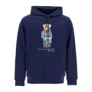 Iconische Polo Bear Hoodie Sweatshirt Polo Ralph Lauren , Blue , Heren