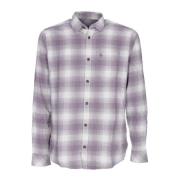 Lange mouwen knoopshirt Misty Thistle Carhartt Wip , Purple , Heren