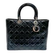 Pre-owned Leather dior-bags Dior Vintage , Black , Dames