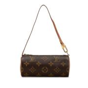 Pre-owned Canvas handbags Louis Vuitton Vintage , Brown , Dames