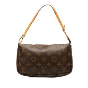 Pre-owned Canvas clutches Louis Vuitton Vintage , Brown , Dames