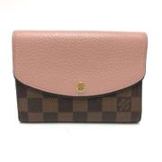 Pre-owned Canvas wallets Louis Vuitton Vintage , Brown , Dames