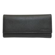 Pre-owned Leather key-holders Prada Vintage , Black , Unisex