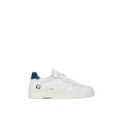 Witte Leren Lage Sneakers D.a.t.e. , White , Heren