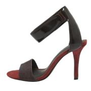 Pre-owned Leather sandals Alexander Wang Pre-owned , Red , Dames