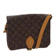 Pre-owned Canvas louis-vuitton-bags Louis Vuitton Vintage , Brown , Da...