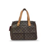 Pre-owned Canvas shoulder-bags Louis Vuitton Vintage , Brown , Dames