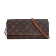 Pre-owned Canvas handbags Louis Vuitton Vintage , Brown , Dames